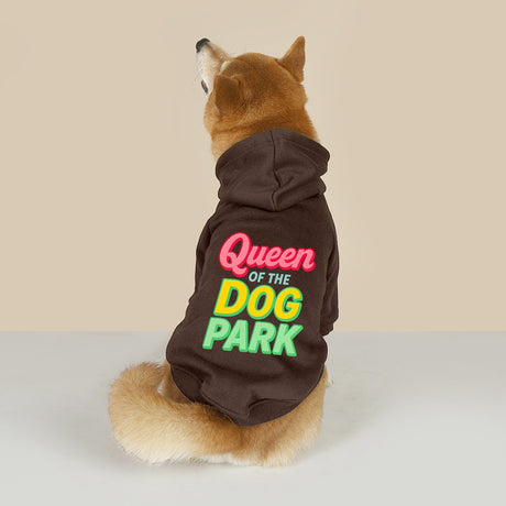 Queen of the Dog Park (Pet Hoodie)-Pet Hoodie-Swish Embassy
