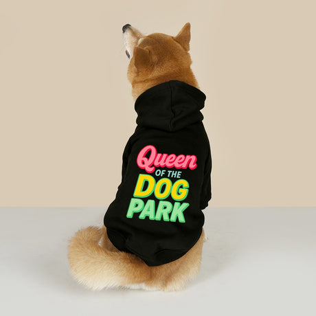Queen of the Dog Park (Pet Hoodie)-Pet Hoodie-Swish Embassy