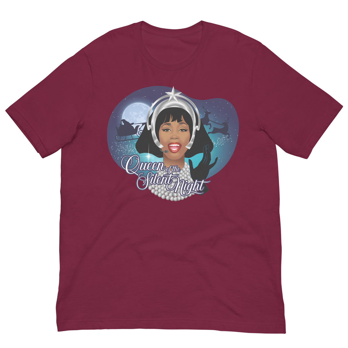 Queen of the Silent Night-T-Shirts-Swish Embassy