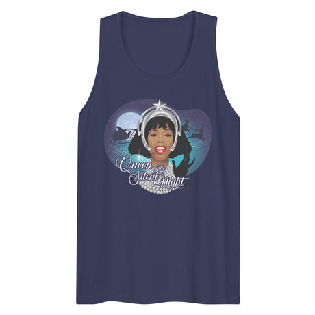Queen of the Silent Night (Tank top)-Christmas Tank Tops-Swish Embassy