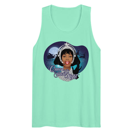Queen of the Silent Night (Tank top)-Christmas Tank Tops-Swish Embassy