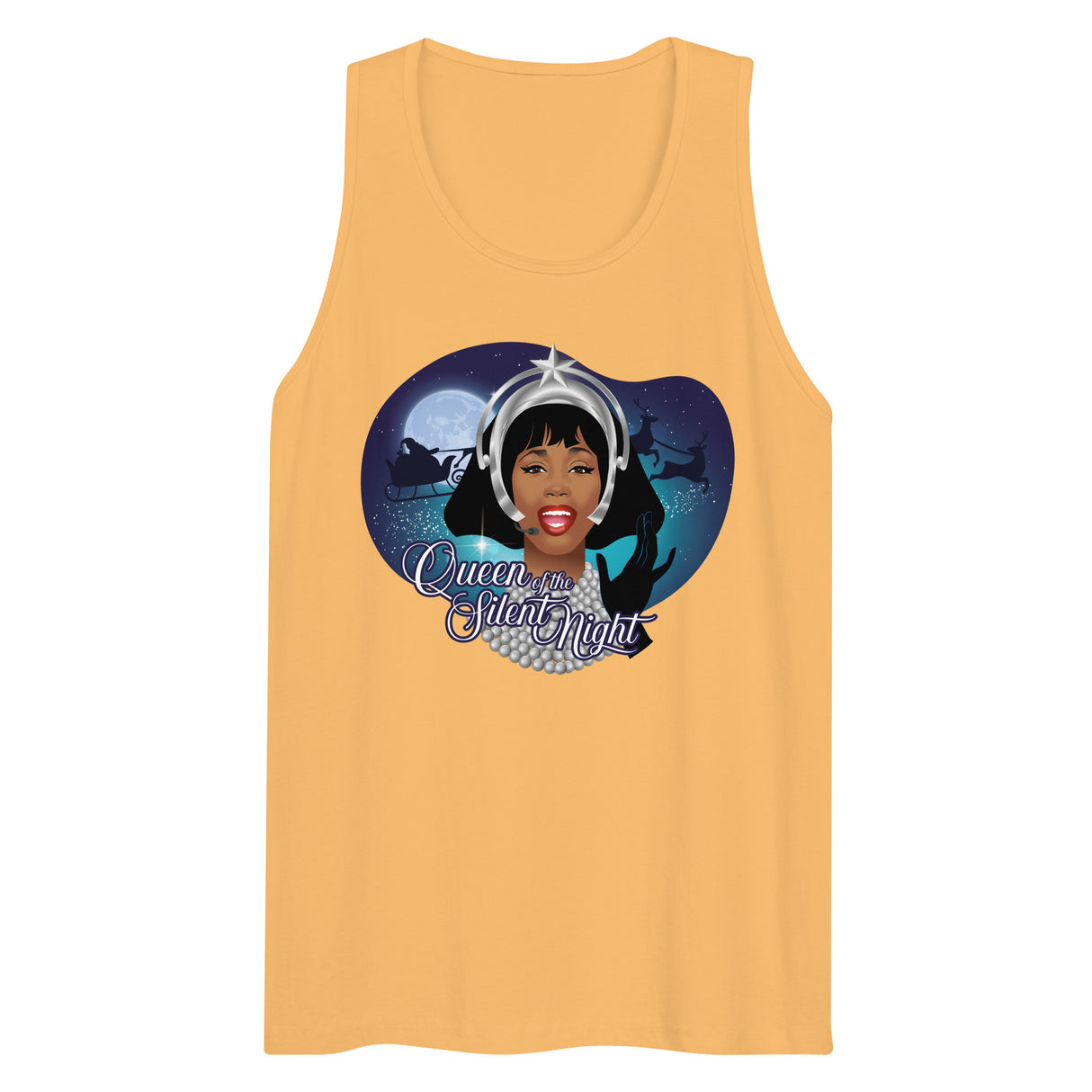 Queen of the Silent Night (Tank top)-Tank Top-Swish Embassy