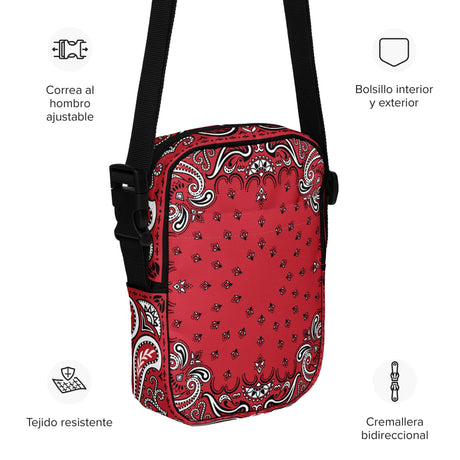 Red Hanky (Crossbody Bag)-Crossbody Bag-Swish Embassy