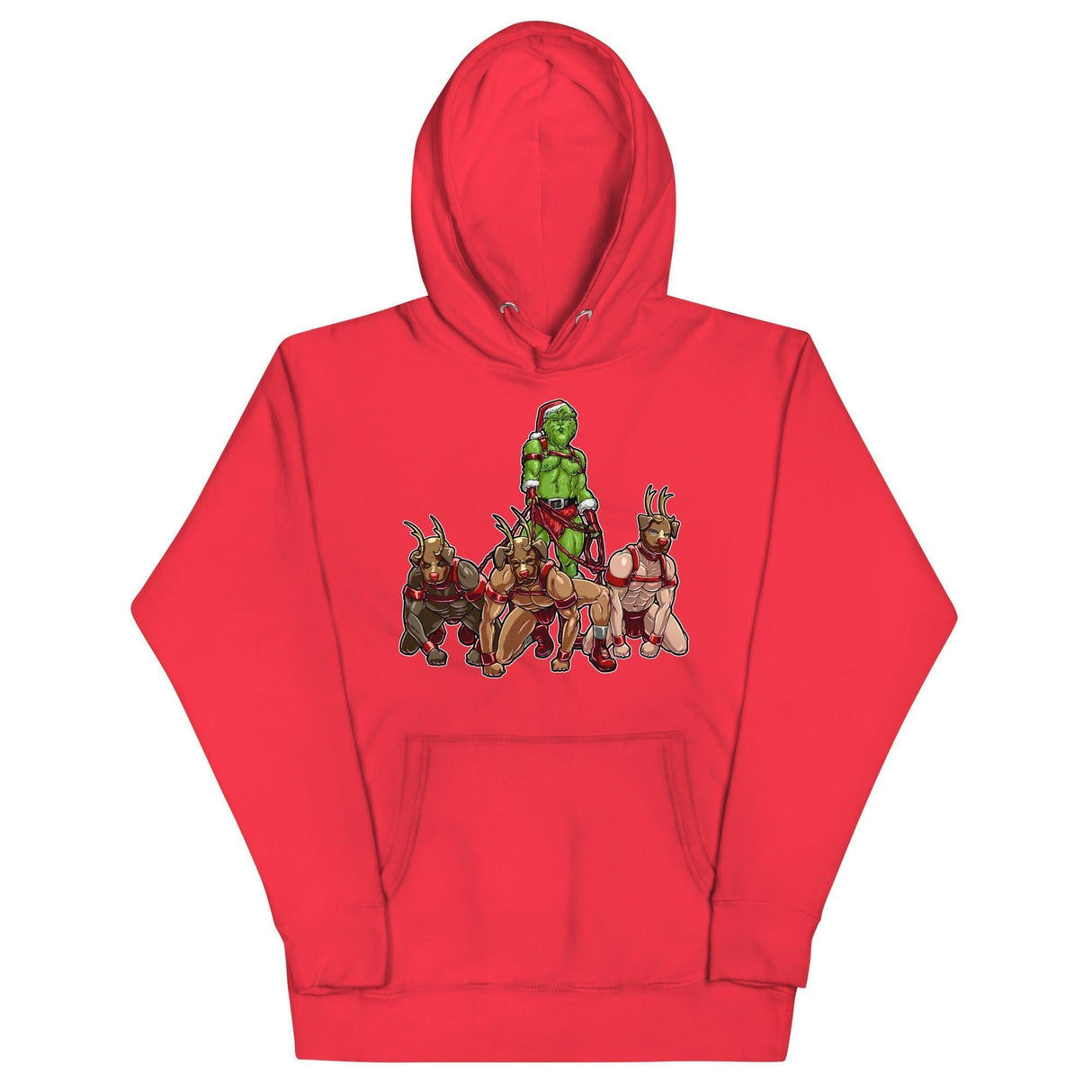 Reindeer Gains (Hoodie)-Christmas Hoodies-Swish Embassy