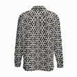 Resistance is Floral (Cotton Long Sleeve Shirt)-Cotton Long Sleeve Button Shirt-Swish Embassy
