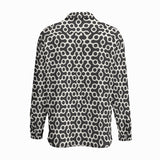 Resistance is Floral (Cotton Long Sleeve Shirt)-Cotton Long Sleeve Button Shirt-Swish Embassy