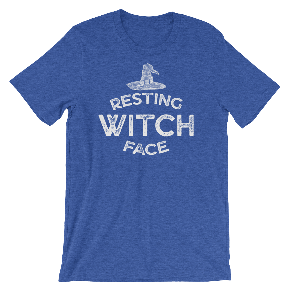 Resting Witch Face-T-Shirts-Swish Embassy