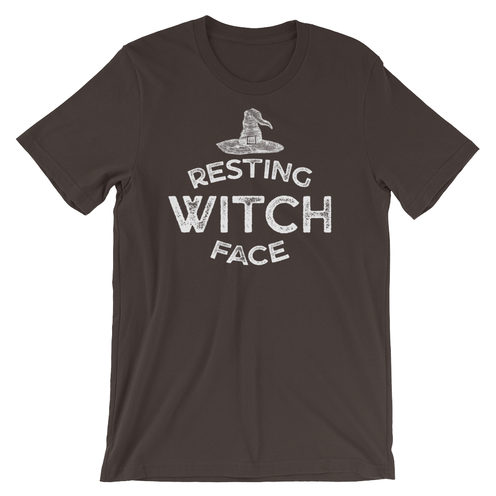 Resting Witch Face-T-Shirts-Swish Embassy