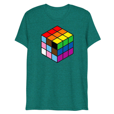 Rubik's Pride (Triblend)-Triblend T-Shirt-Swish Embassy