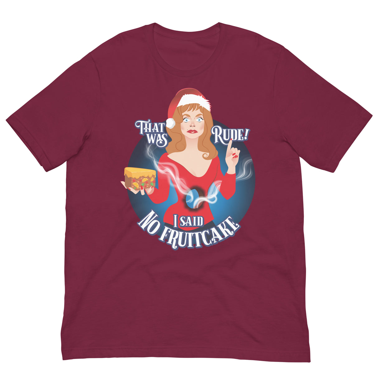 Rude Fruitcake-T-Shirts-Swish Embassy