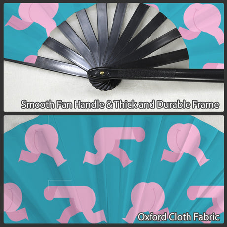 Running Start (Folding Clack Fan)-Folding Fans-Swish Embassy