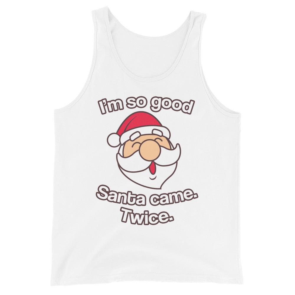 Santa Came Twice (Tank Top)-Christmas Tanks-Swish Embassy