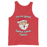 Santa Came Twice (Tank Top)-Tank Top-Swish Embassy