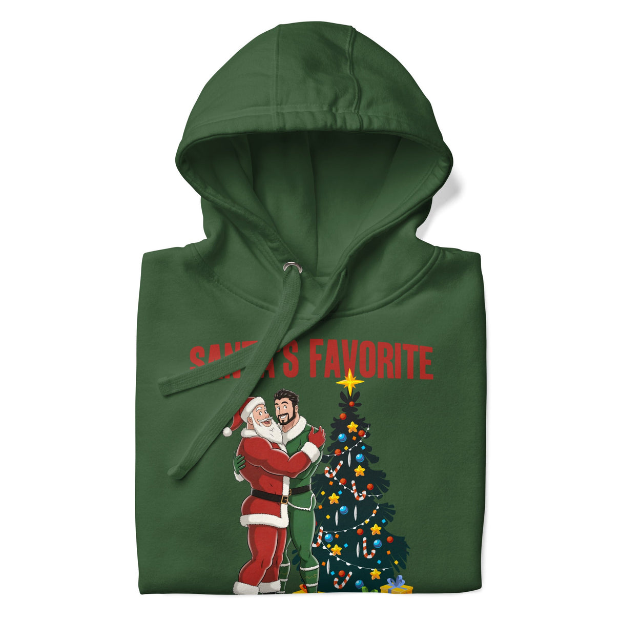 Santa's Favorite (Hoodie)-Christmas Hoodies-Swish Embassy