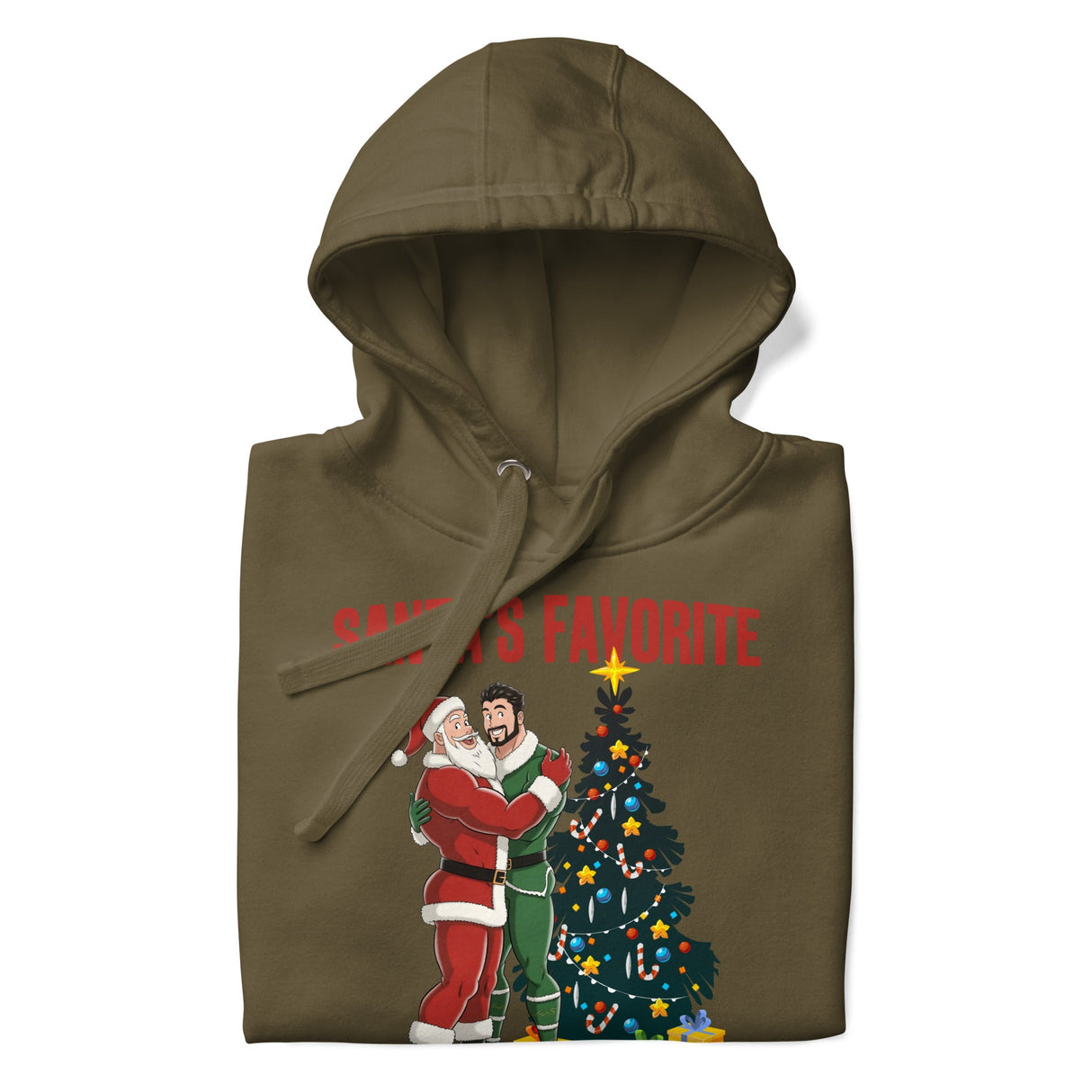 Santa's Favorite (Hoodie)-Hoodie-Swish Embassy