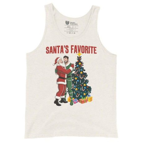 Santa's Favorite (Tank Top)-Christmas Tanks-Swish Embassy