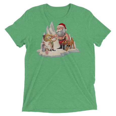 Santa's Little Helper (Triblend)-Triblend T-Shirt-Swish Embassy