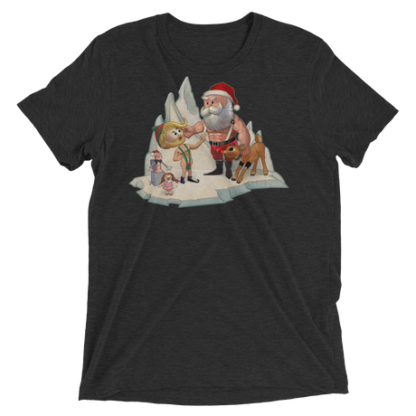 Santa's Little Helper (Triblend)-Triblend T-Shirt-Swish Embassy