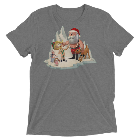 Santa's Little Helper (Triblend)-Triblend T-Shirt-Swish Embassy