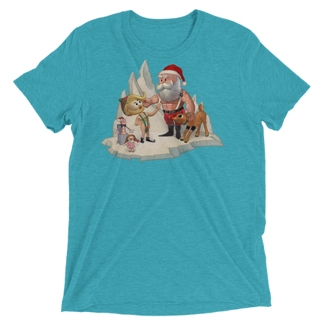 Santa's Little Helper (Triblend)-Triblend T-Shirt-Swish Embassy