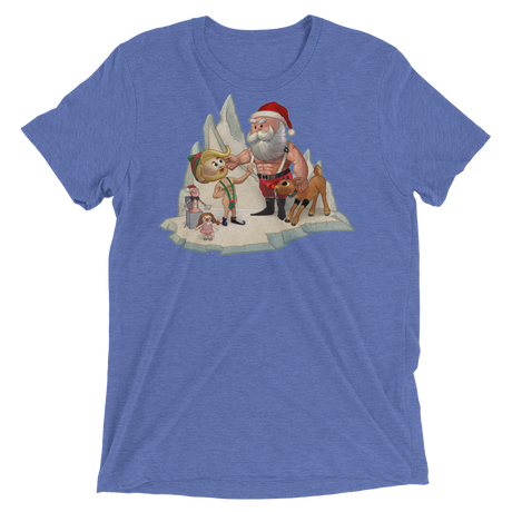 Santa's Little Helper (Triblend)-Triblend T-Shirt-Swish Embassy