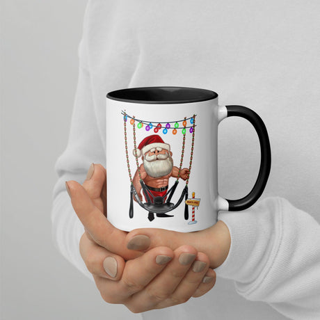 Santa's Swing (Christmas Mugs)-Christmas Mugs-Swish Embassy