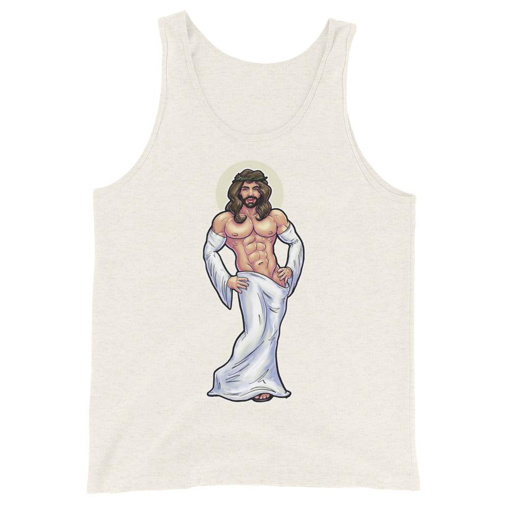 Sassy Jesus (Tank Top)-Tank Top-Swish Embassy