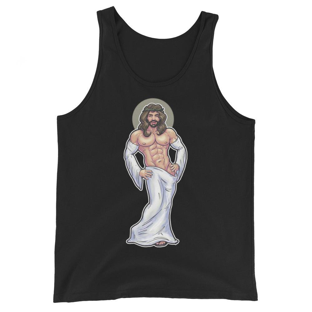 Sassy Jesus (Tank Top)-Tank Top-Swish Embassy