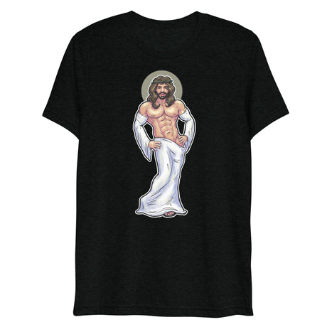 Sassy Jesus (Triblend)-Triblend T-Shirt-Swish Embassy