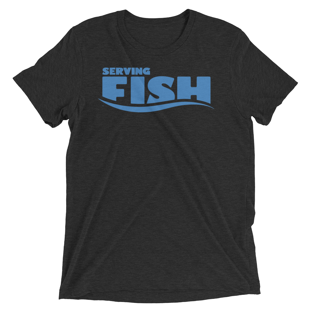 Serving Fish (Triblend)-Triblend T-Shirt-Swish Embassy