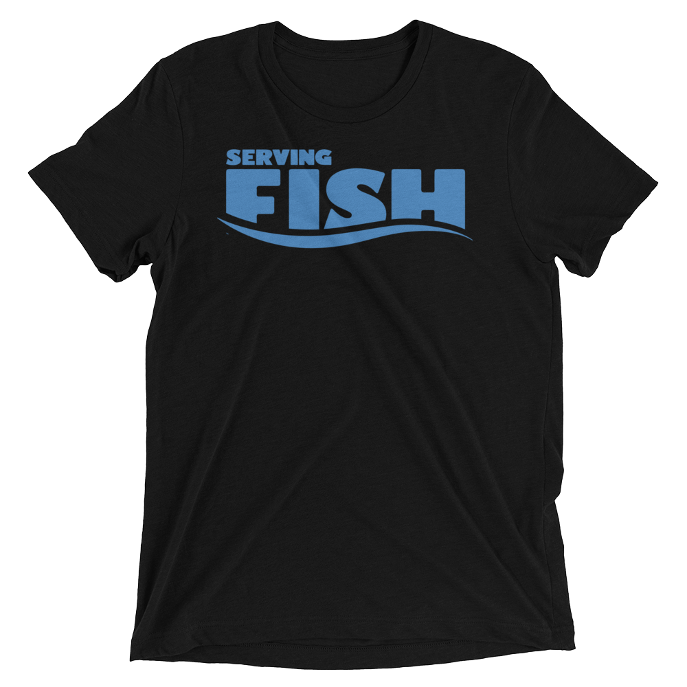 Serving Fish (Triblend)-Triblend T-Shirt-Swish Embassy