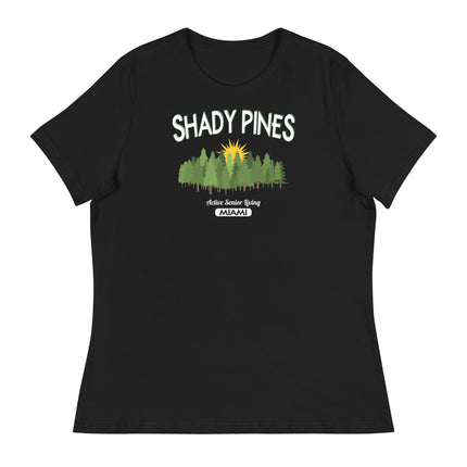 Shady Pines (Women's Relaxed T-Shirt)-Women's T-Shirts-Swish Embassy