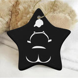 Silhouette (Ceramic Holiday Keepsake)-Ceramic Holiday Keepsake-Swish Embassy