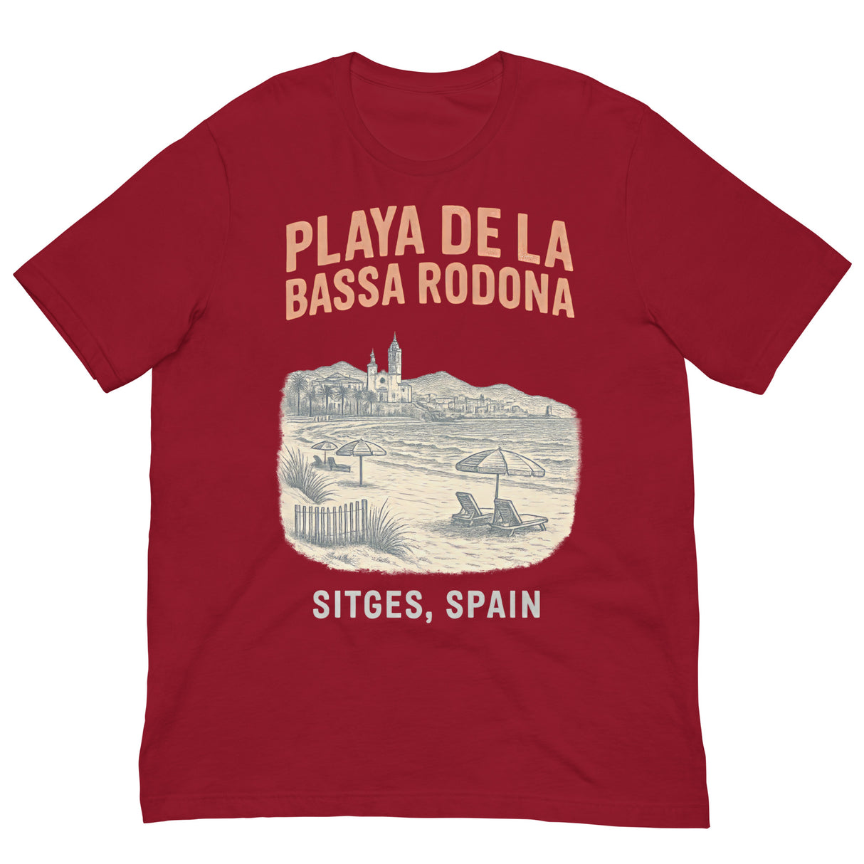Sitges Beach-T-Shirts-Swish Embassy