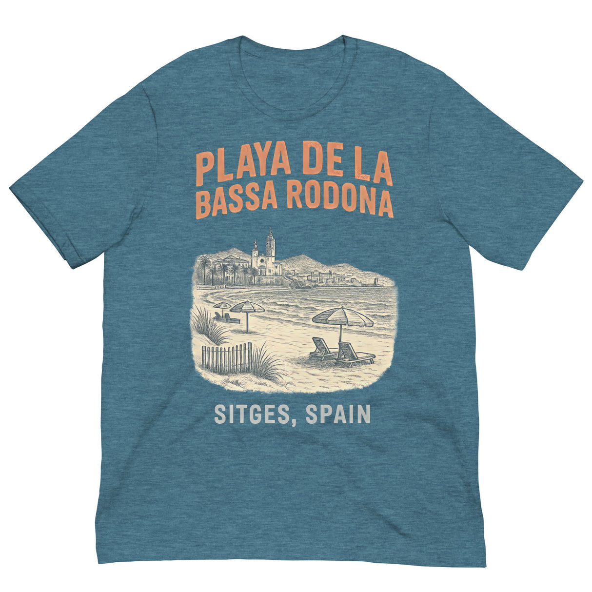 Sitges Beach-T-Shirts-Swish Embassy