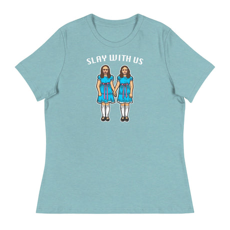 Slay With Us (Women's Relaxed T-Shirt)-Women's T-Shirts-Swish Embassy