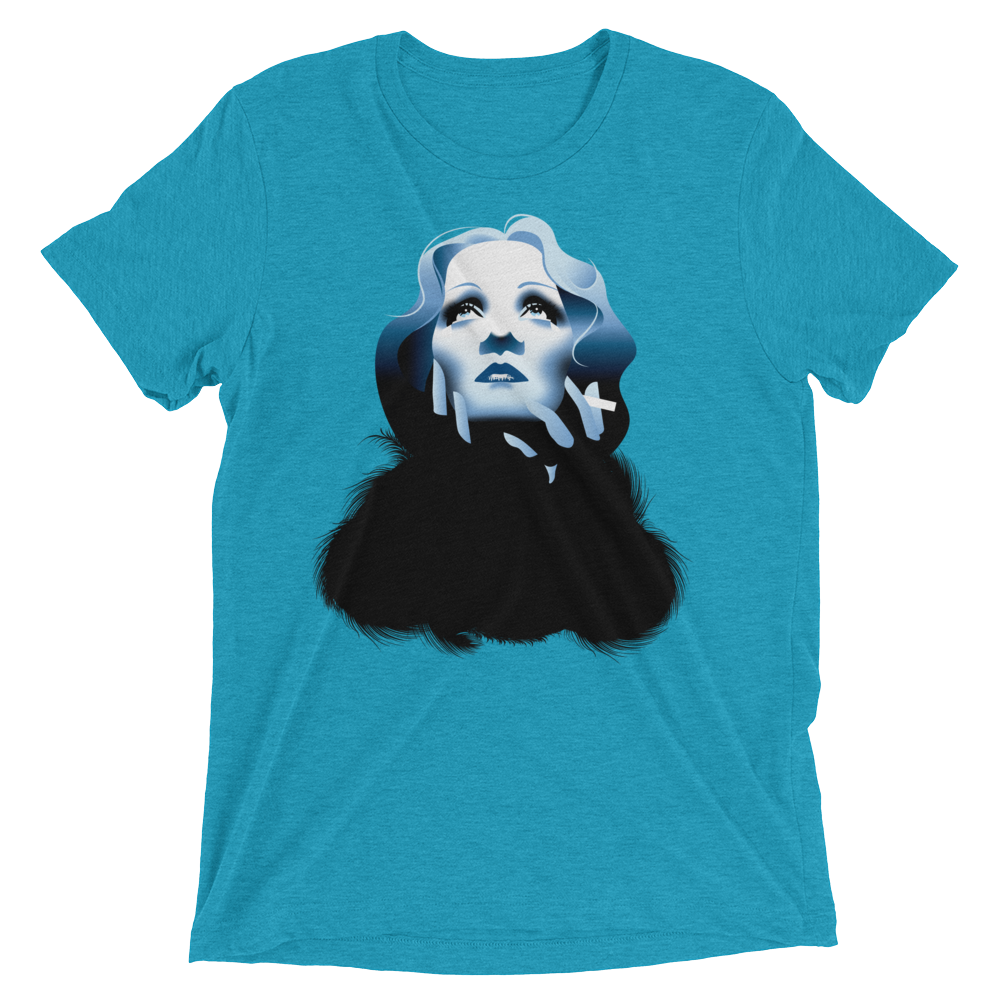 Smoking Marlene (Triblend)-Triblend T-Shirt-Swish Embassy