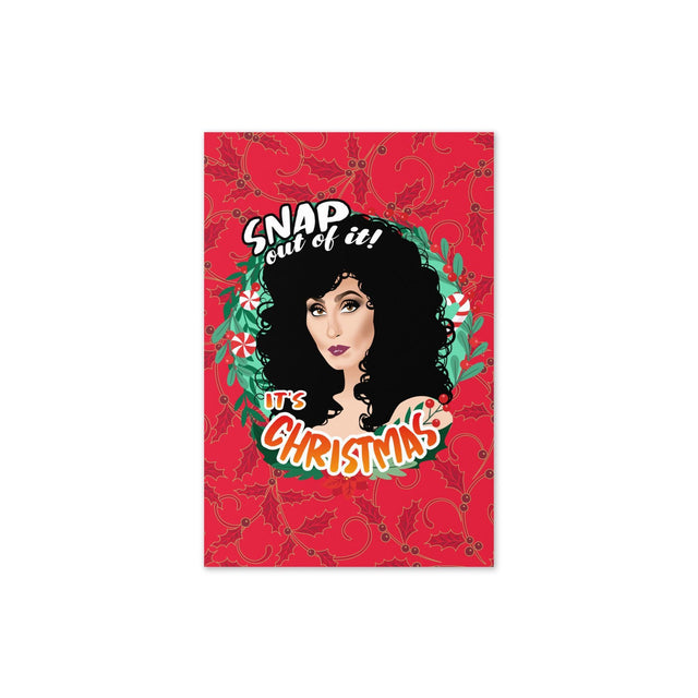 Snap Out of It It's Xmas (Christmas Card)-Greeting Card-Swish Embassy