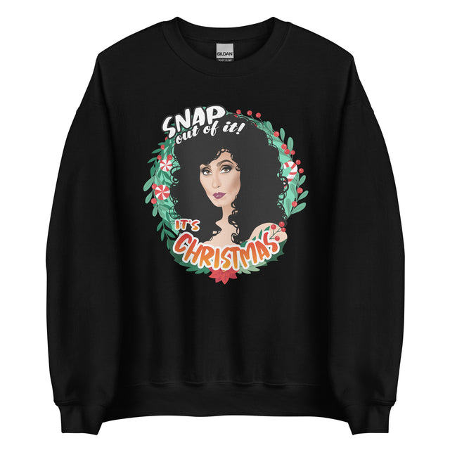 Snap Out of It It's Xmas (Sweatshirt)-Sweatshirt-Swish Embassy