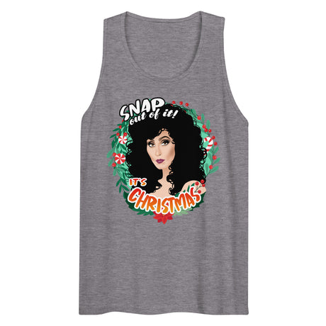 Snap Out of It It's Xmas (Tank top)-Christmas Tank Tops-Swish Embassy