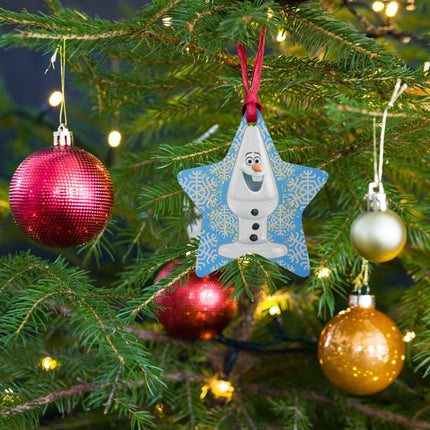 Snowman Plug (Ornament/Fridge Magnet)-Wood Ornament-Swish Embassy