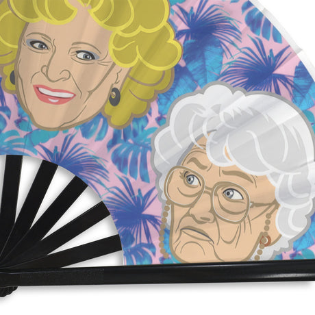 Stay Golden (Folding Clack Fan)-Folding Fans-Swish Embassy