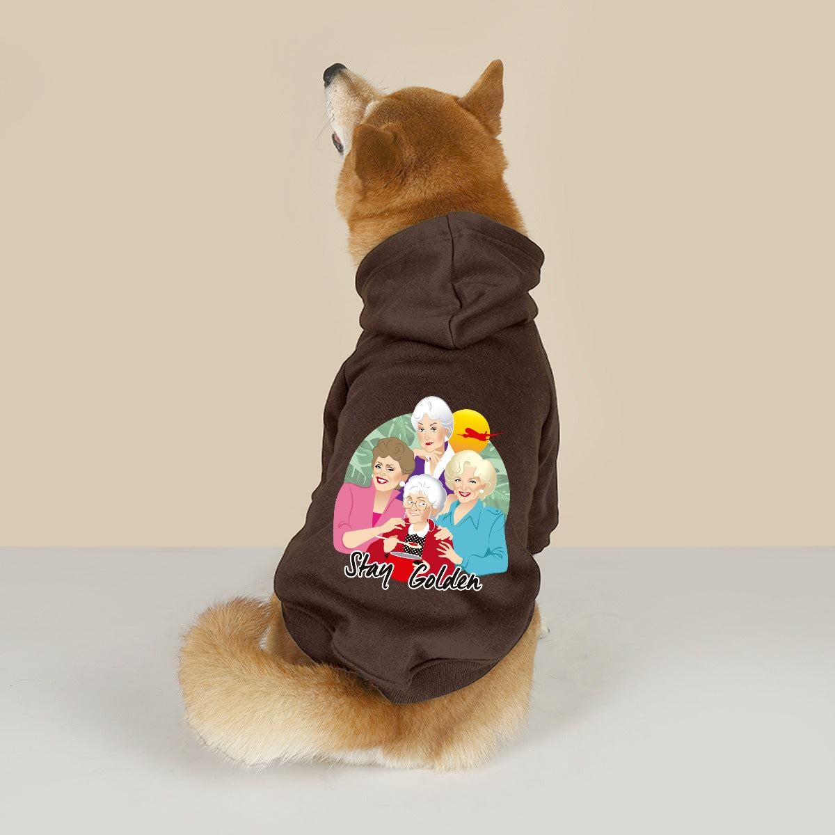 Stay Golden (Pet Hoodie)-Pet Hoodie-Swish Embassy