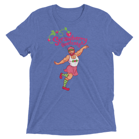 Strawberry Beefcake (Triblend)-Triblend T-Shirt-Swish Embassy