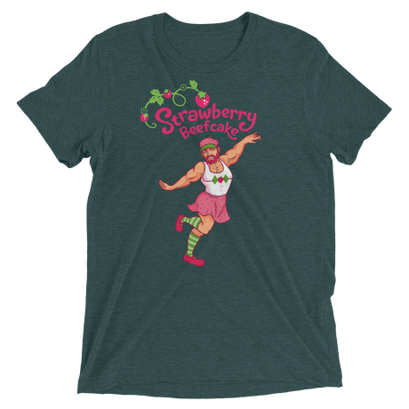 Strawberry Beefcake (Triblend)-Triblend T-Shirt-Swish Embassy