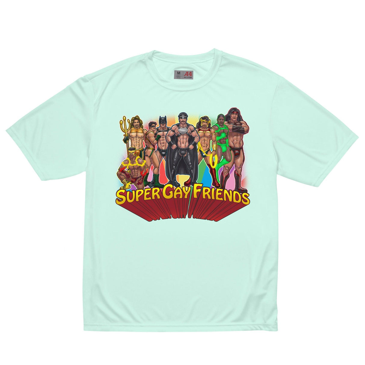 Supergay Friends (Performance Shirt)-Performance Shirt-Swish Embassy