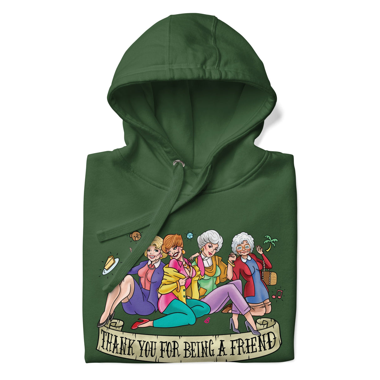 Thank You for Being a Pin-Up (Hoodie)-Hoodie-Swish Embassy