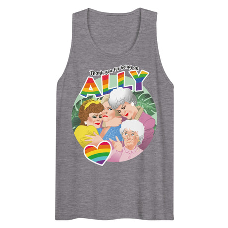 Thank You for Being an Ally (Tank Top)-Tank Top-Swish Embassy