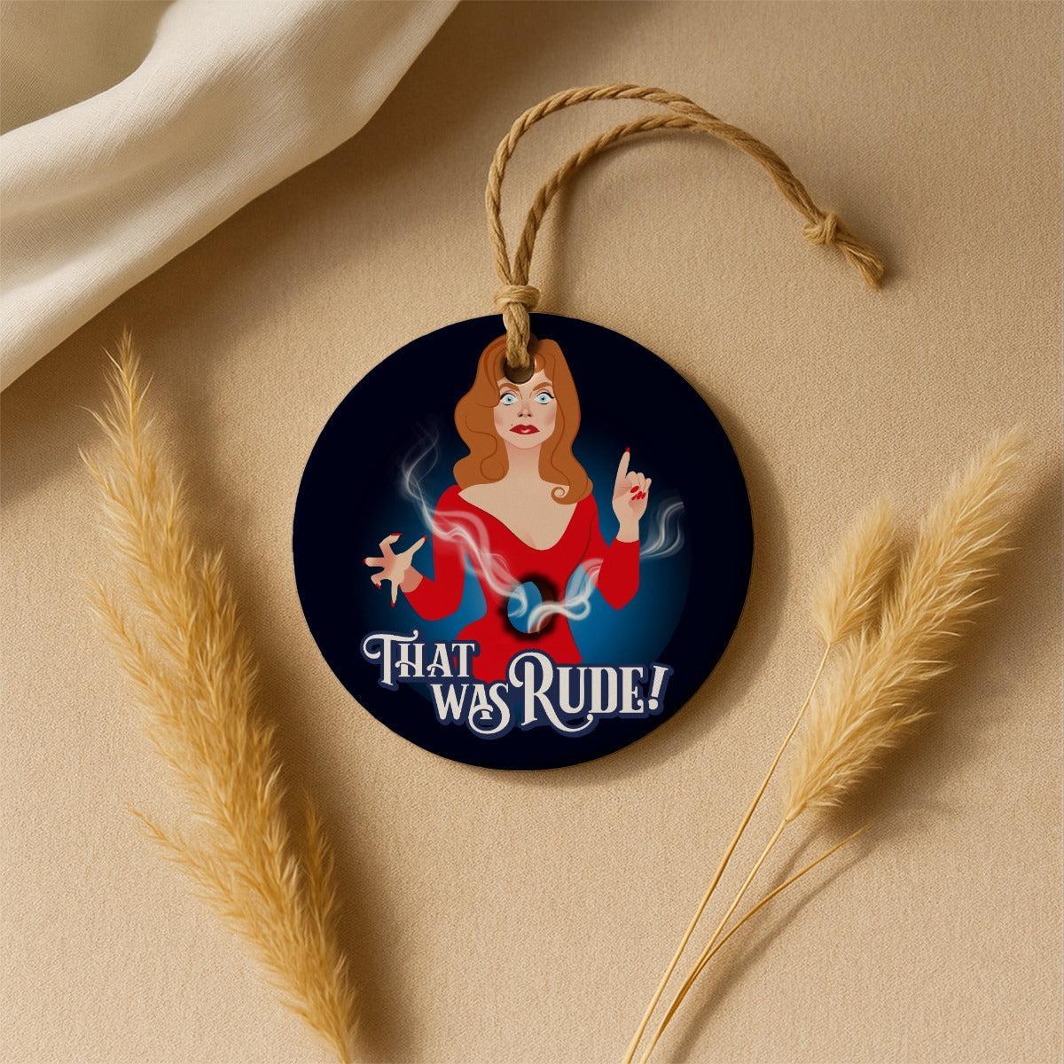 That Was Rude (Ceramic Holiday Keepsake)-Ceramic Holiday Keepsake-Swish Embassy