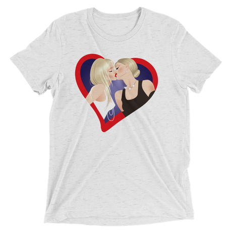 The Kiss (Triblend)-Triblend T-Shirt-Swish Embassy